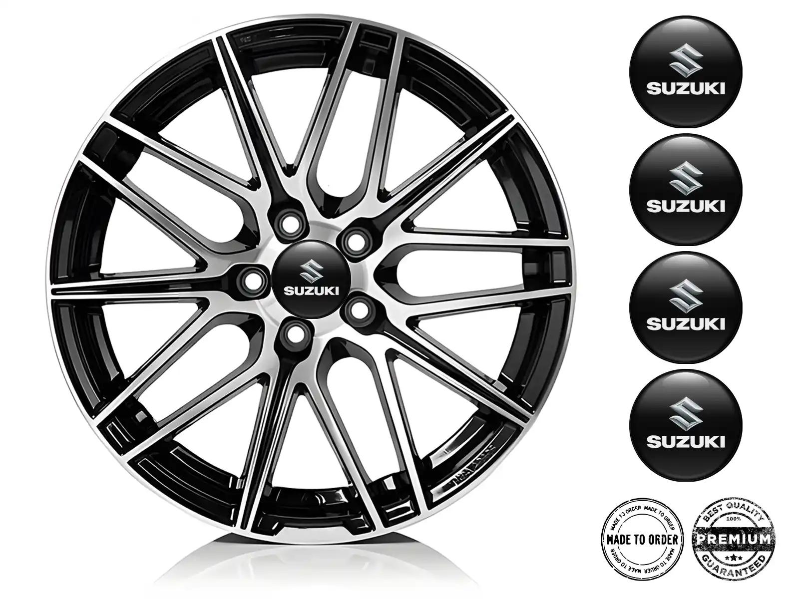 Suzuki Pegatinas de Aro para Autos Emblemas de Alta Calidad